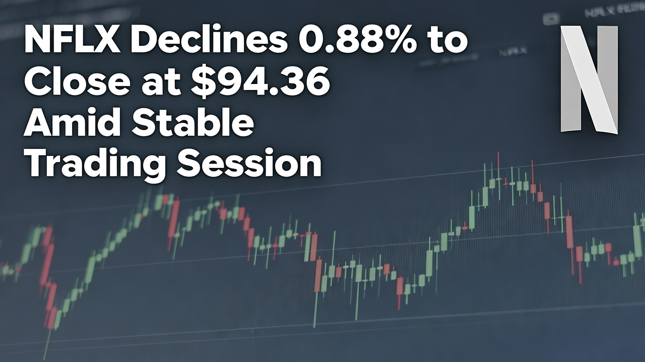 NFLX Declines 0.88% to Close at $94.36 Amid Stable Trading Session