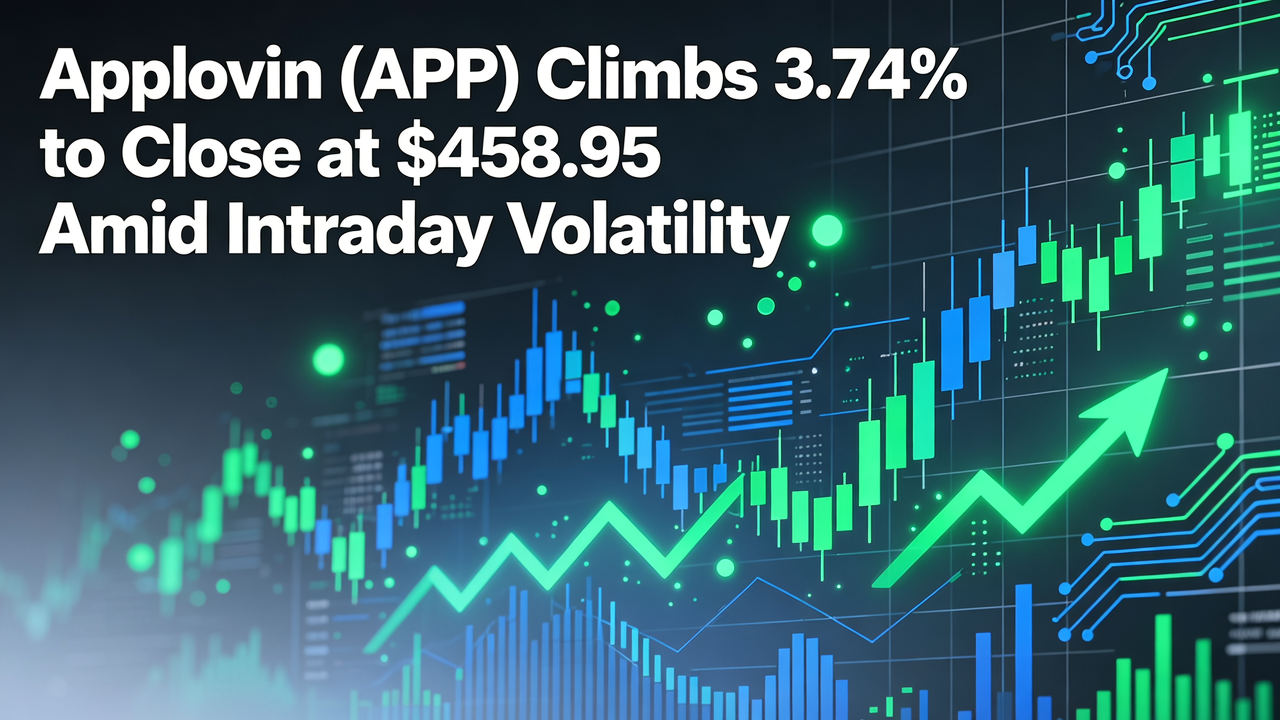 Applovin (APP) Climbs 3.74% to Close at $458.95 Amid Intraday Volatility