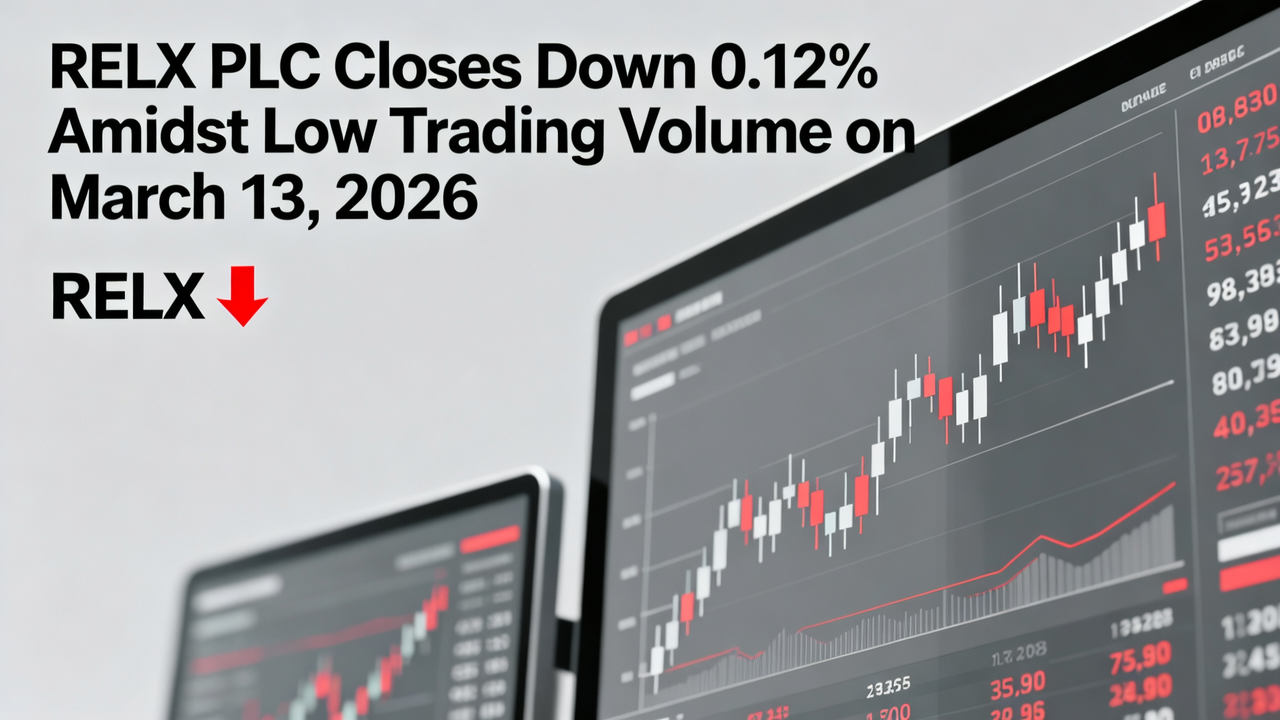RELX PLC Closes Down 0.12% Amidst Low Trading Volume on March 13, 2026