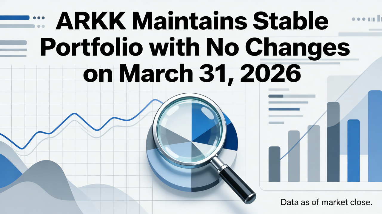 ARKK Maintains Stable Portfolio with No Changes on March 31, 2026