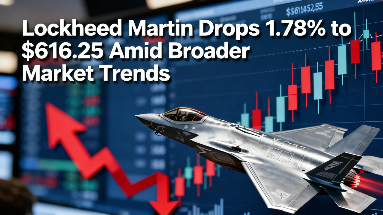 Lockheed Martin Drops 1.78% to $616.25 Amid Broader Market Trends