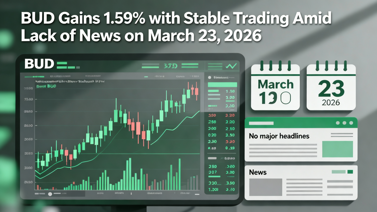BUD Gains 1.59% with Stable Trading Amid Lack of News on March 23, 2026