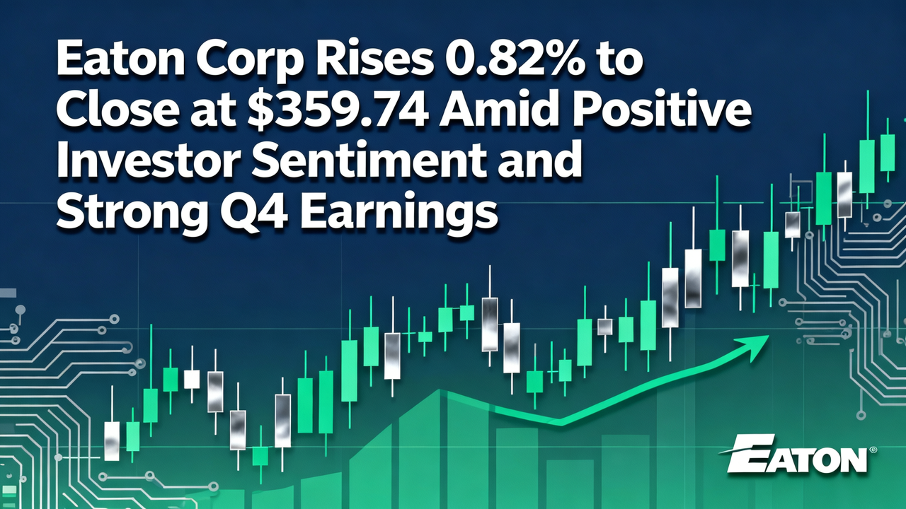 Eaton Corp Rises 0.82% to Close at $359.74 Amid Positive Investor Sentiment and Strong Q4 Earnings