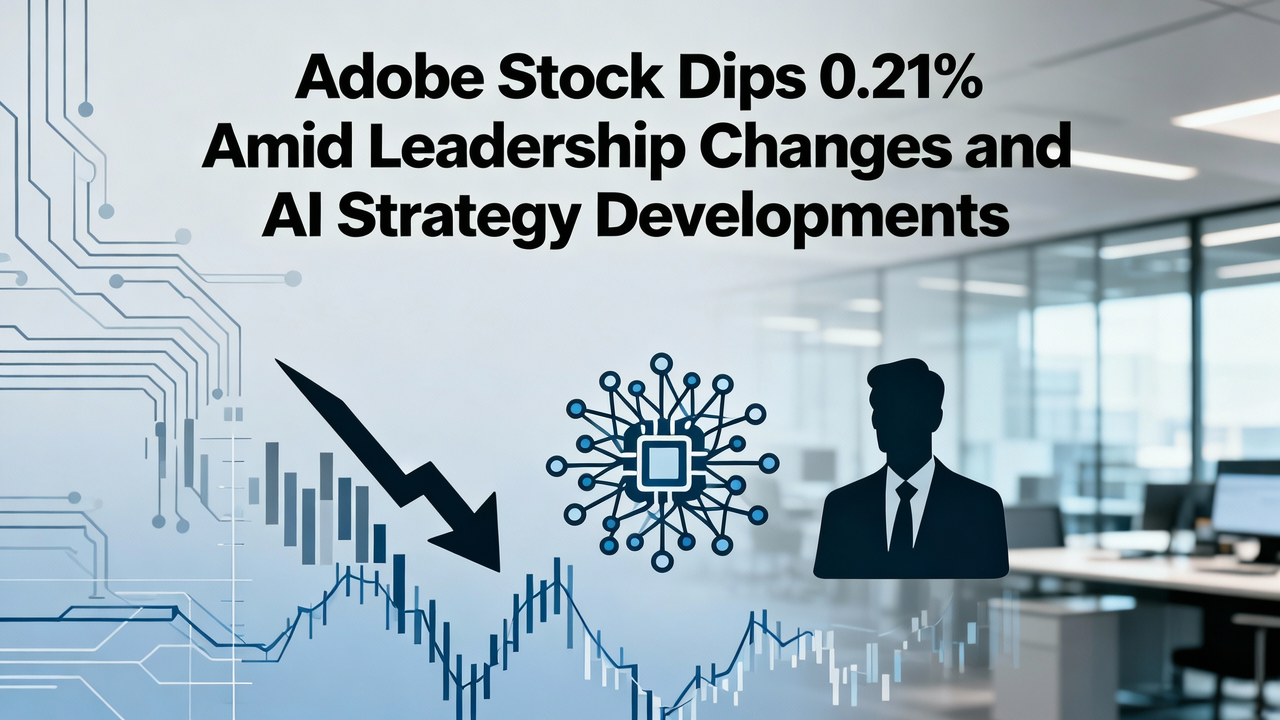 Adobe Stock Dips 0.21% Amid Leadership Changes and AI Strategy Developments