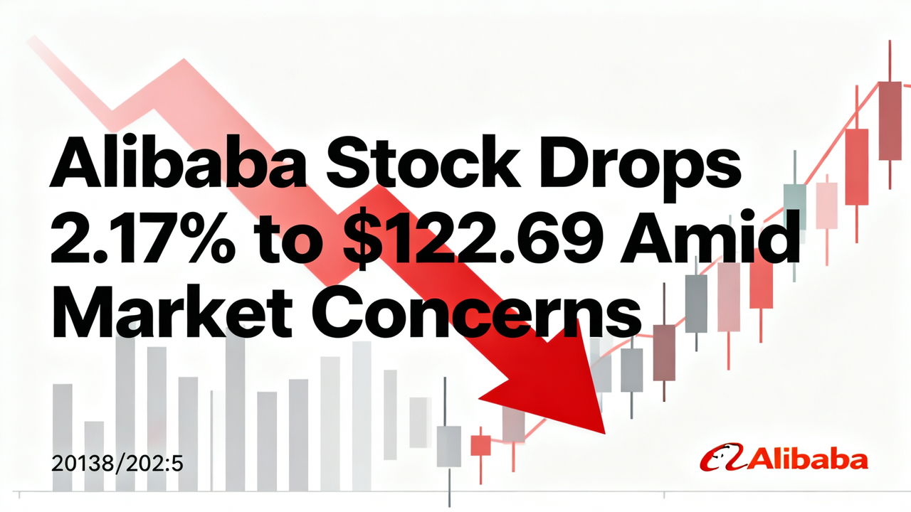 Alibaba Stock Drops 2.17% to $122.69 Amid Market Concerns