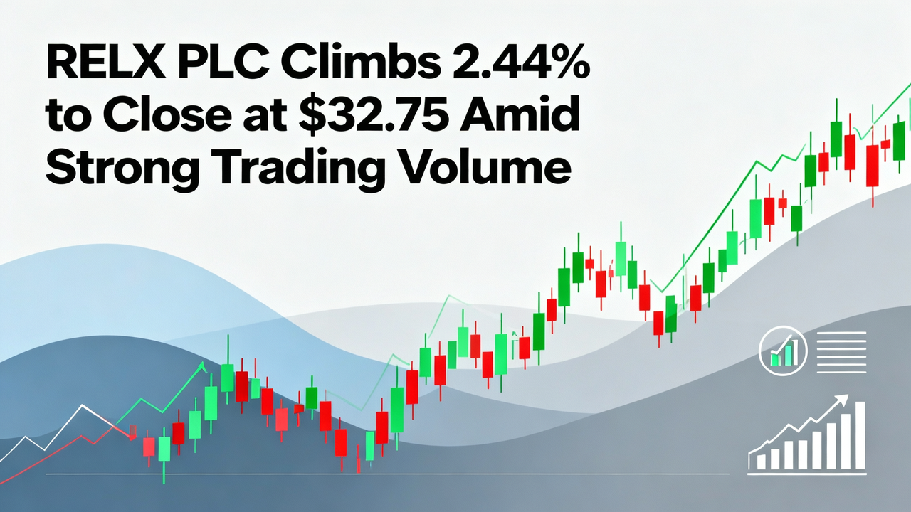 RELX PLC Climbs 2.44% to Close at $32.75 Amid Strong Trading Volume