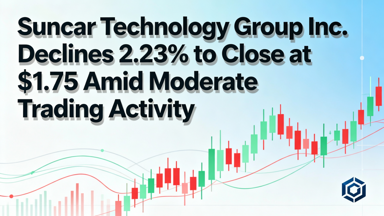 Suncar Technology Group Inc. Declines 2.23% to Close at $1.75 Amid Moderate Trading Activity