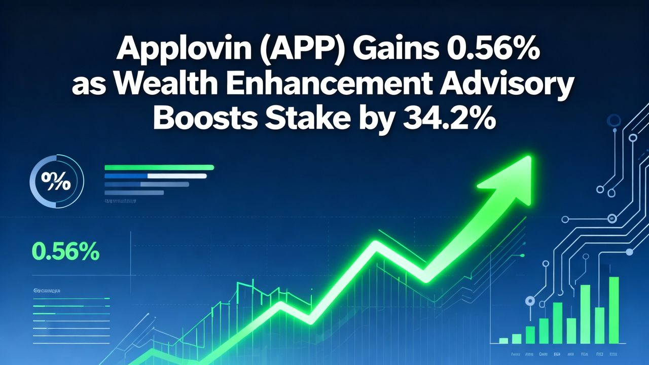 Applovin (APP) Gains 0.56% as Wealth Enhancement Advisory Boosts Stake by 34.2%