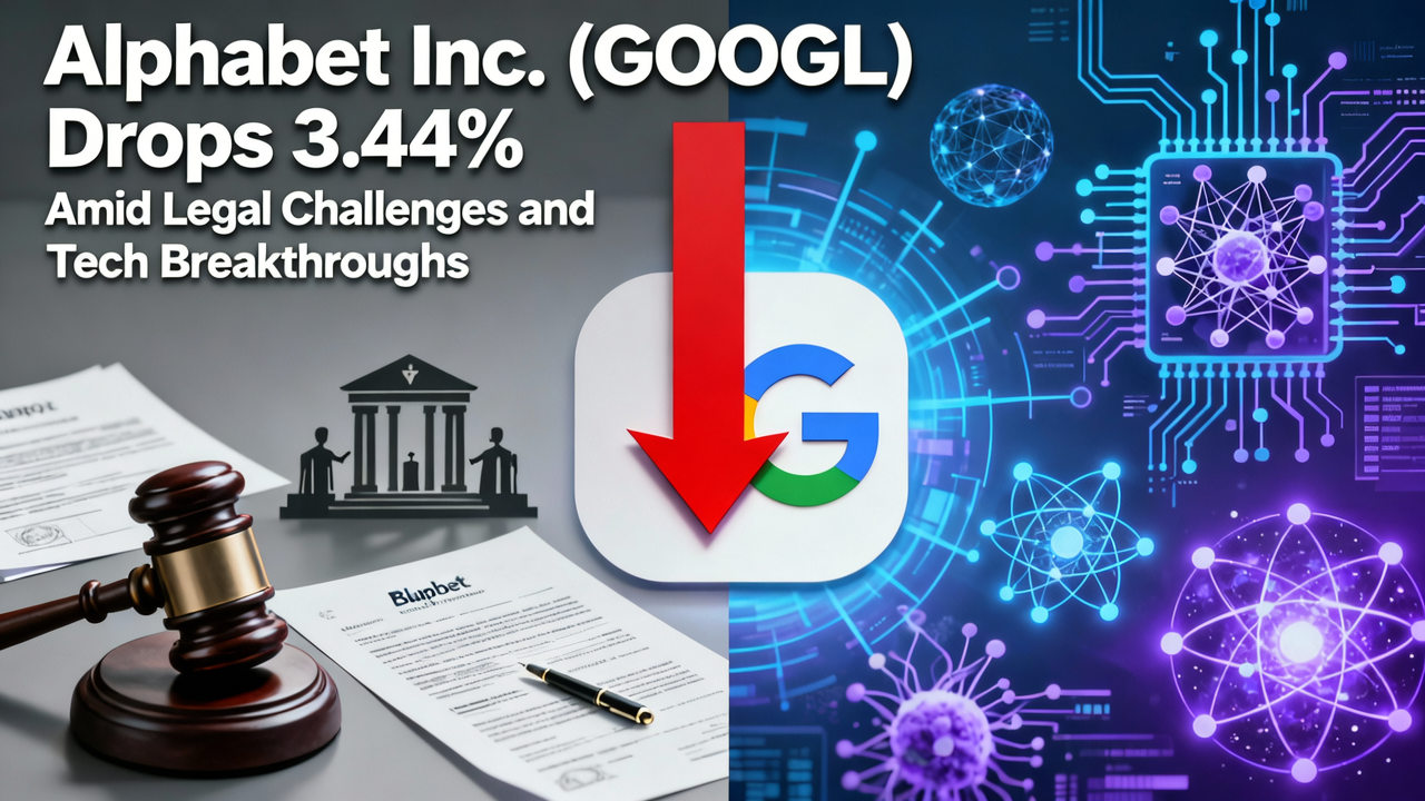 Alphabet Inc. (GOOGL) Drops 3.44% Amid Legal Challenges and Tech Breakthroughs