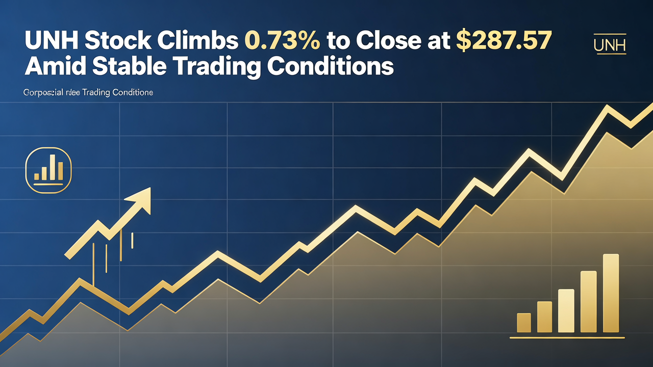 UNH Stock Climbs 0.73% to Close at $287.57 Amid Stable Trading Conditions