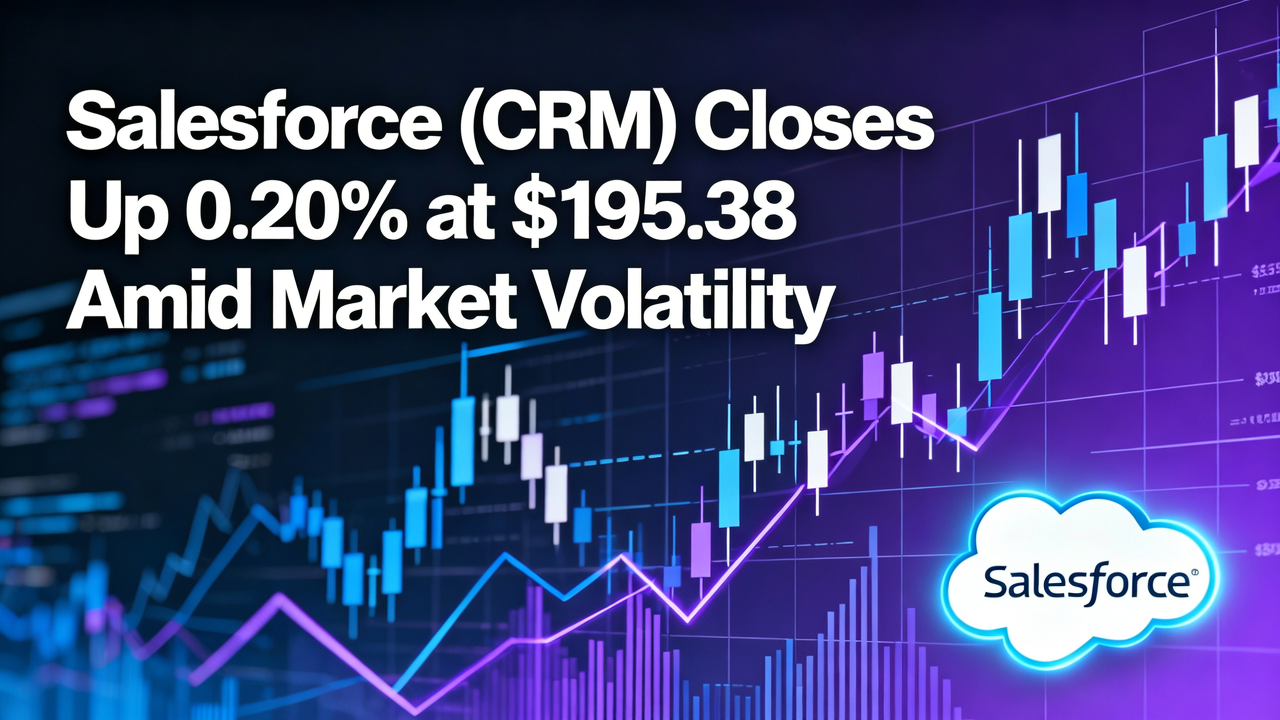 Salesforce (CRM) Closes Up 0.20% at $195.38 Amid Market Volatility