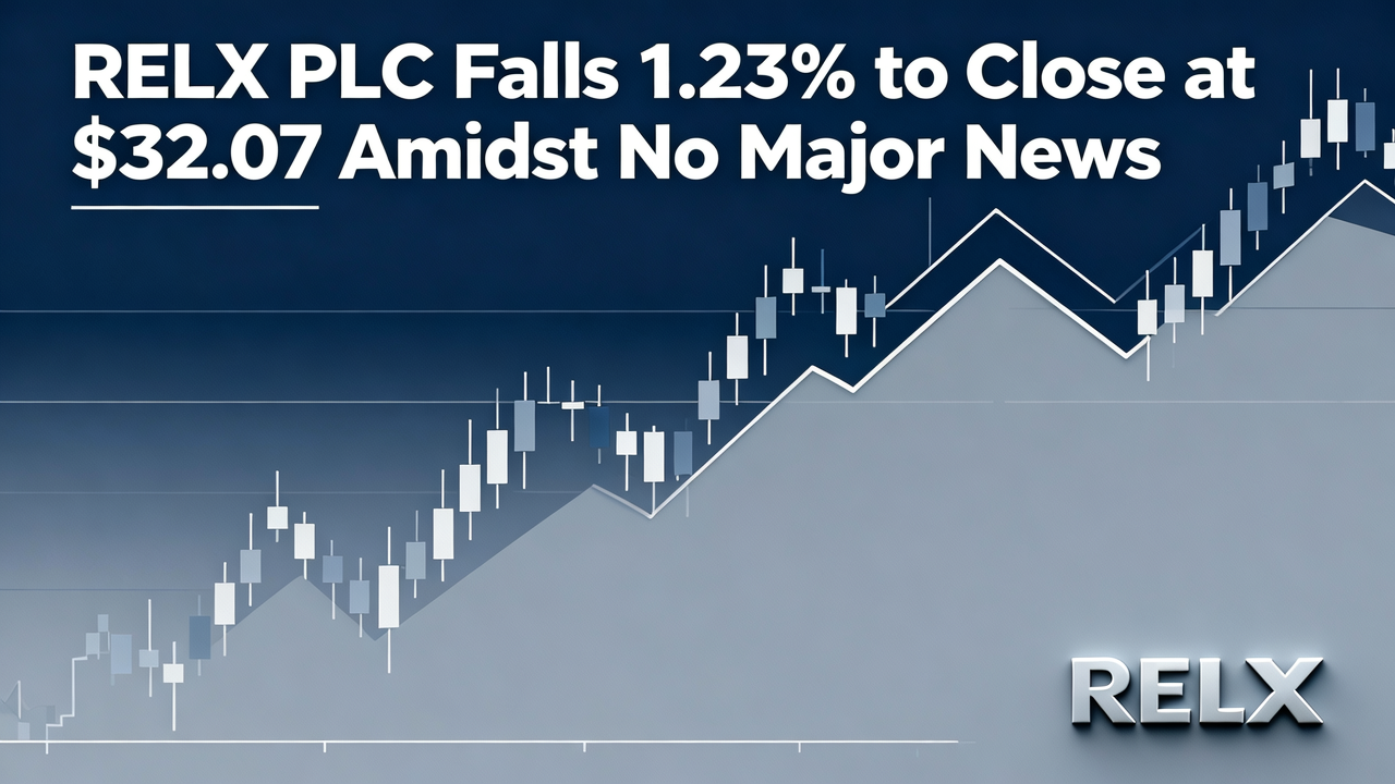 RELX PLC Falls 1.23% to Close at $32.07 Amidst No Major News