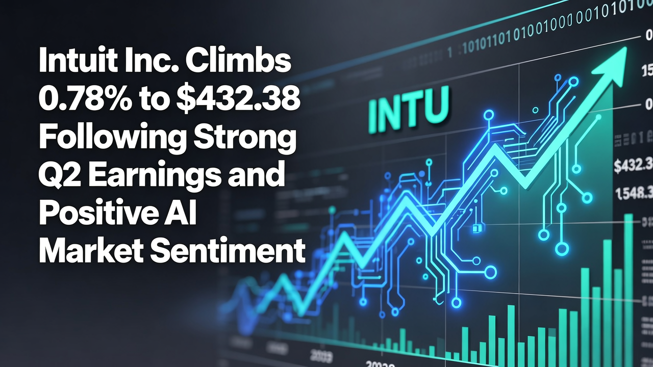 Intuit Inc. Climbs 0.78% to $432.38 Following Strong Q2 Earnings and Positive AI Market Sentiment