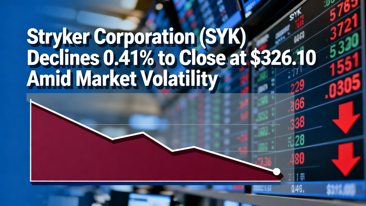 Stryker Corporation (SYK) Declines 0.41% to Close at $326.10 Amid Market Volatility
