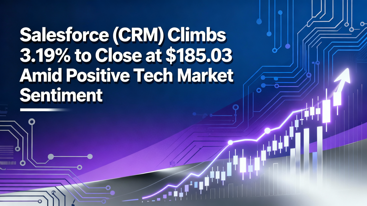 Salesforce (CRM) Climbs 3.19% to Close at $185.03 Amid Positive Tech Market Sentiment
