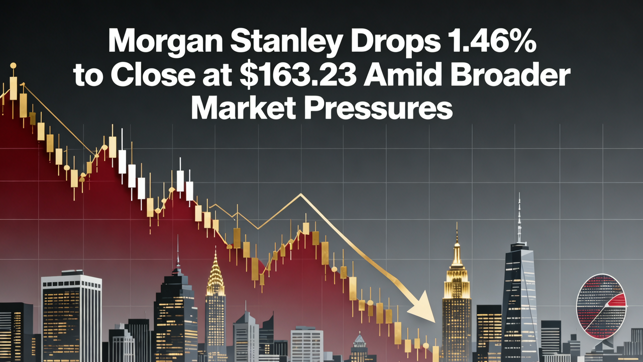 Morgan Stanley Drops 1.46% to Close at $163.23 Amid Broader Market Pressures