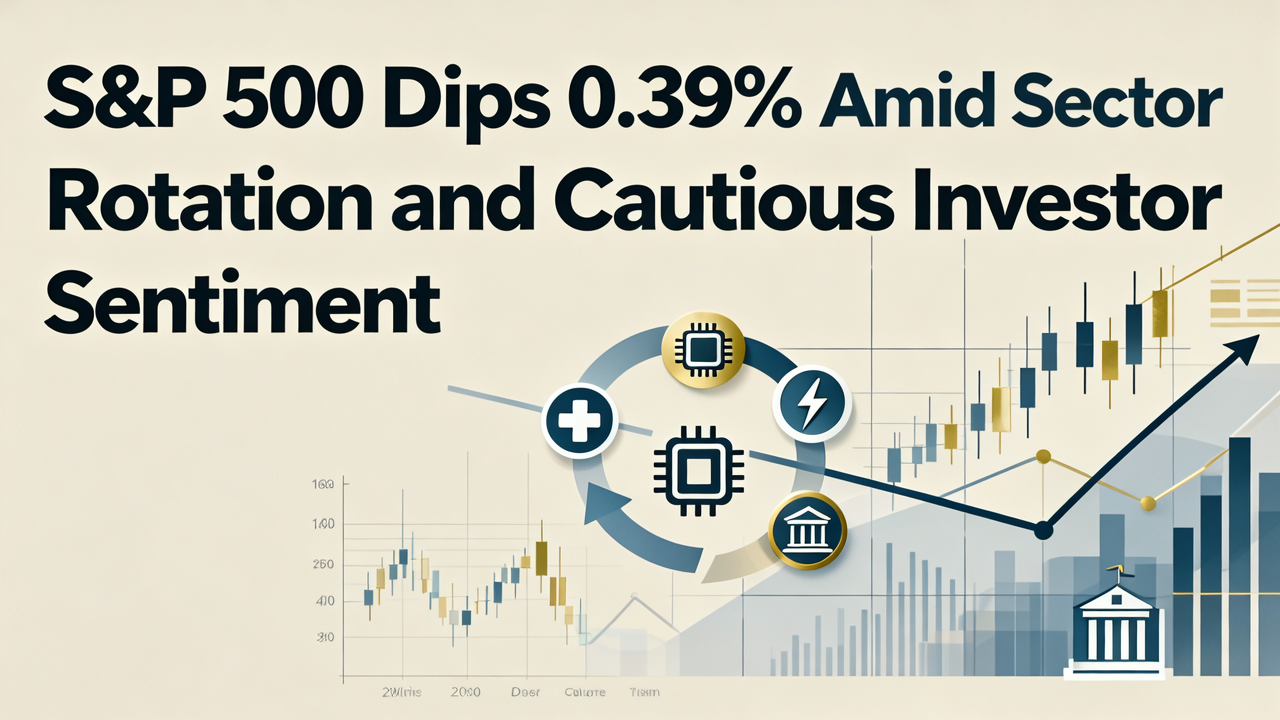 S&P 500 Dips 0.39% Amid Sector Rotation and Cautious Investor Sentiment