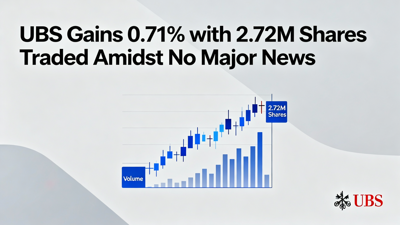 UBS Gains 0.71% with 2.72M Shares Traded Amidst No Major News