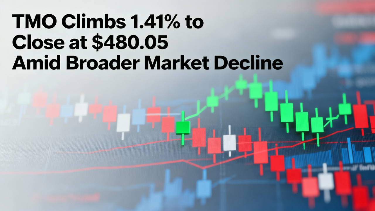 TMO Climbs 1.41% to Close at $480.05 Amid Broader Market Decline