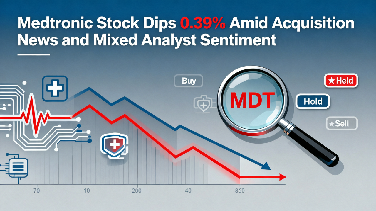 Medtronic Stock Dips 0.39% Amid Acquisition News and Mixed Analyst Sentiment