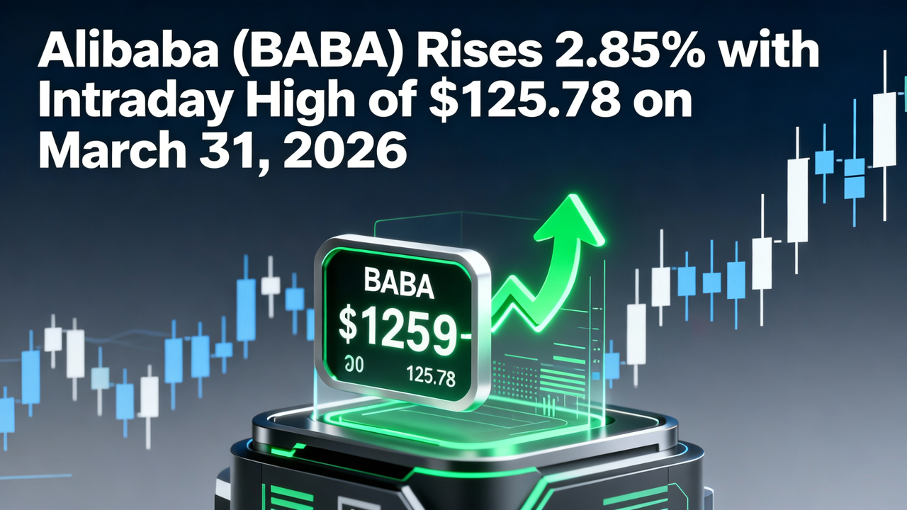 Alibaba (BABA) Rises 2.85% with Intraday High of $125.78 on March 31, 2026