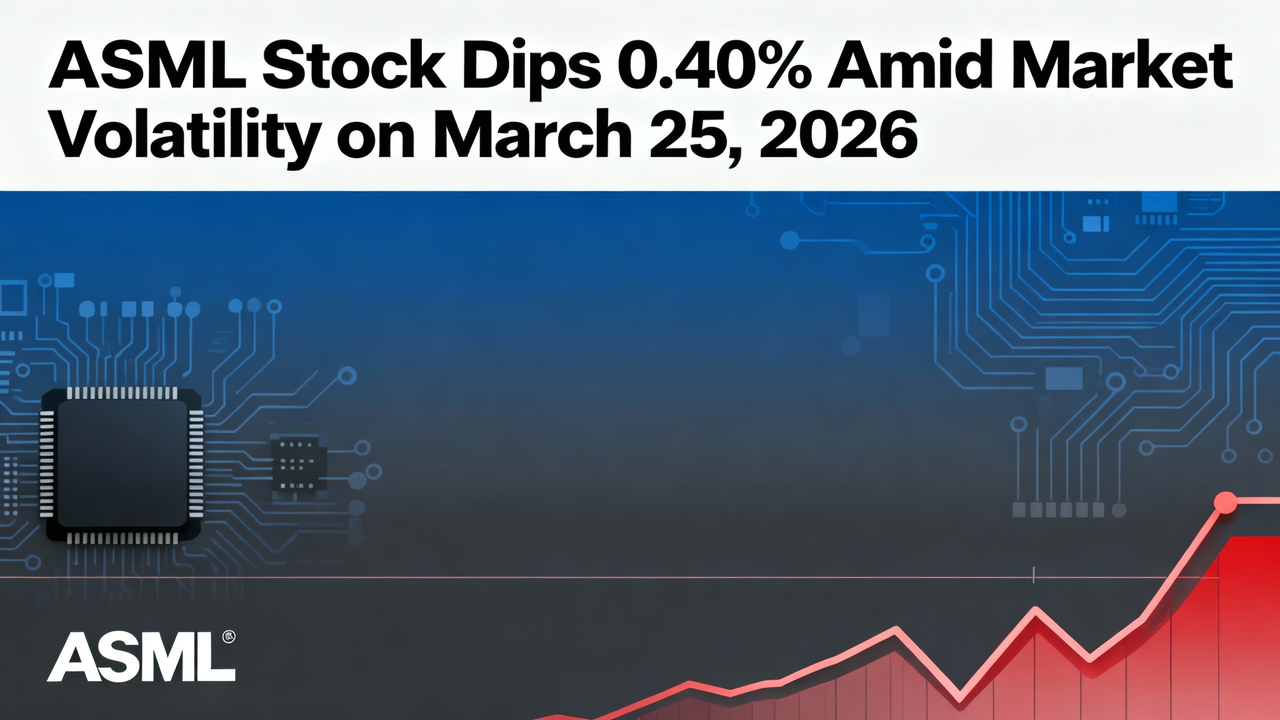 ASML Stock Dips 0.40% Amid Market Volatility on March 25, 2026