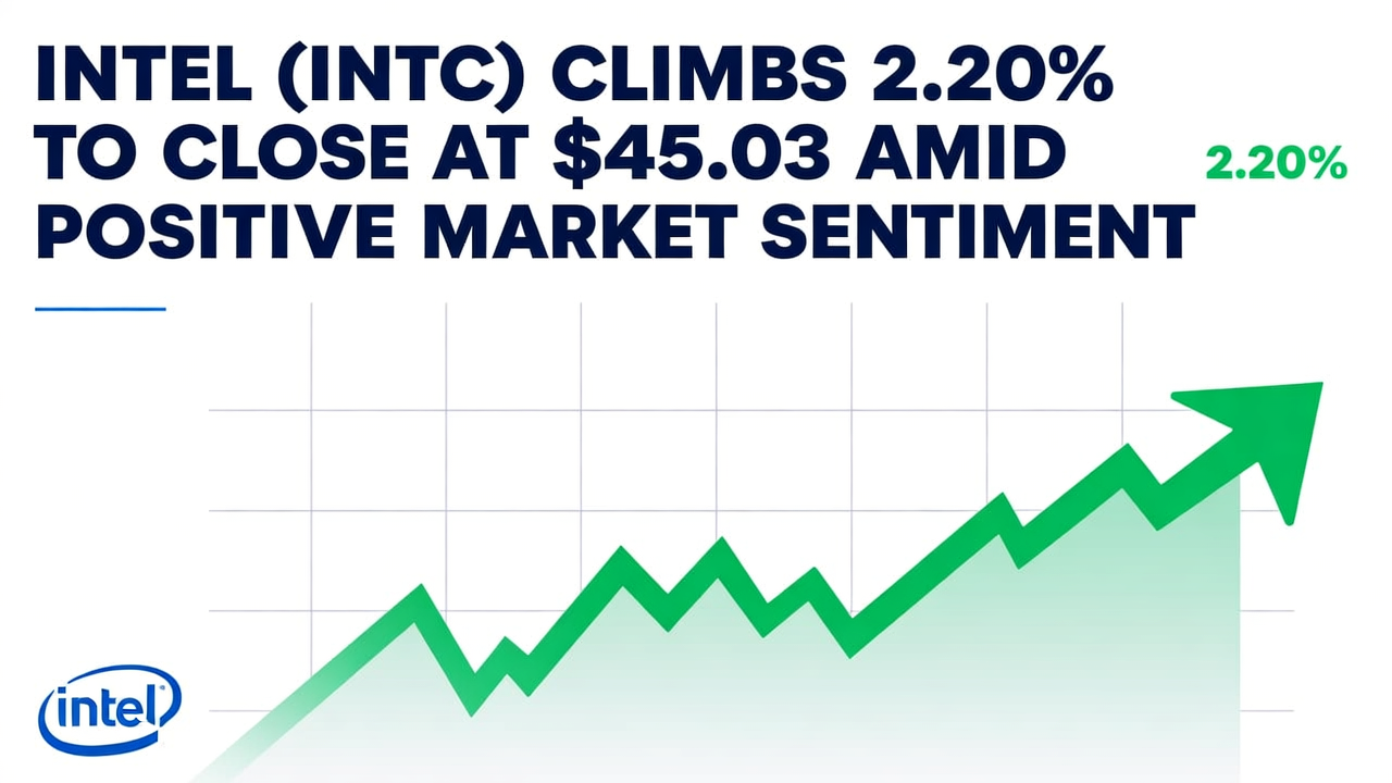 Intel (INTC) Climbs 2.20% to Close at $45.03 Amid Positive Market Sentiment