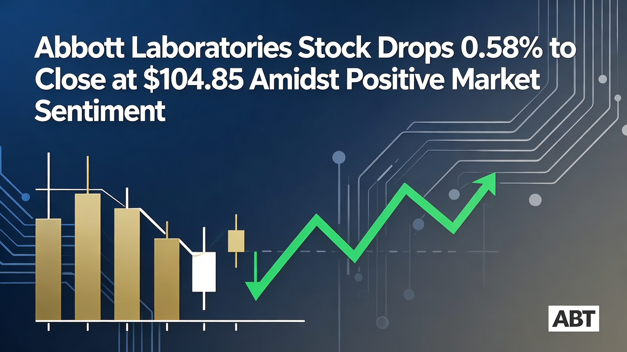 Abbott Laboratories Stock Drops 0.58% to Close at $104.85 Amidst Positive Market Sentiment