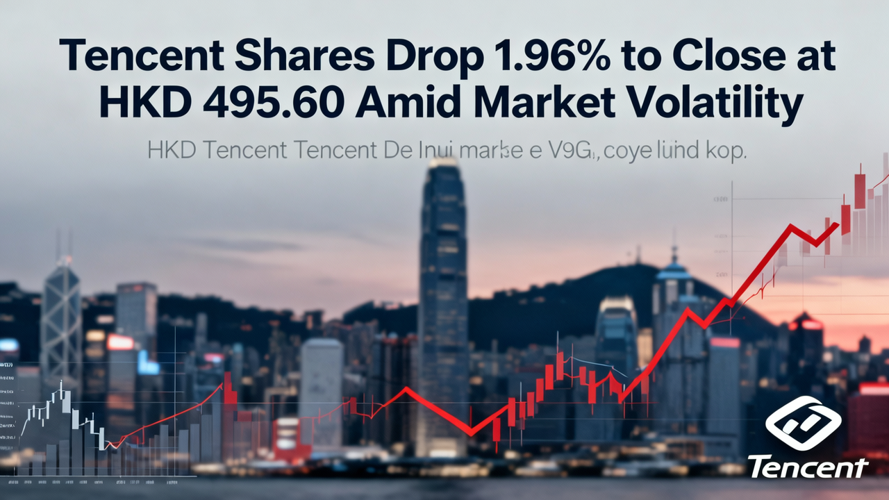 Tencent Shares Drop 1.96% to Close at HKD 495.60 Amid Market Volatility