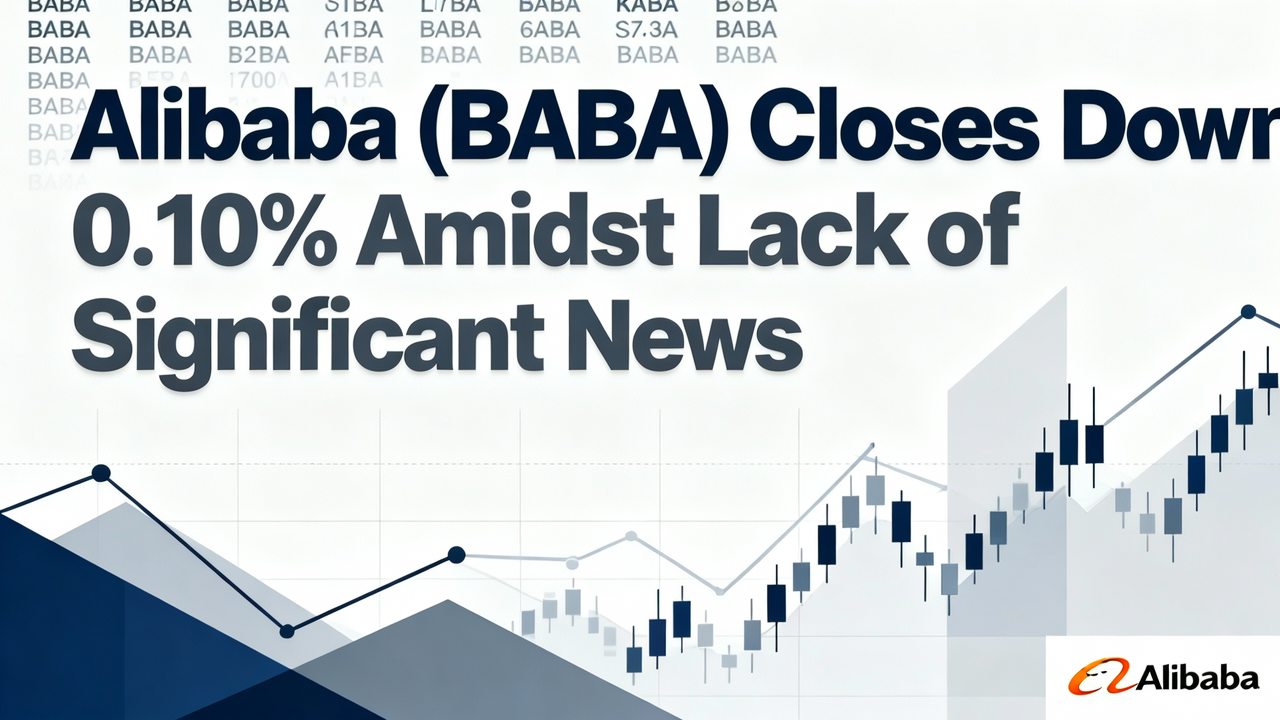 Alibaba (BABA) Closes Down 0.10% Amidst Lack of Significant News