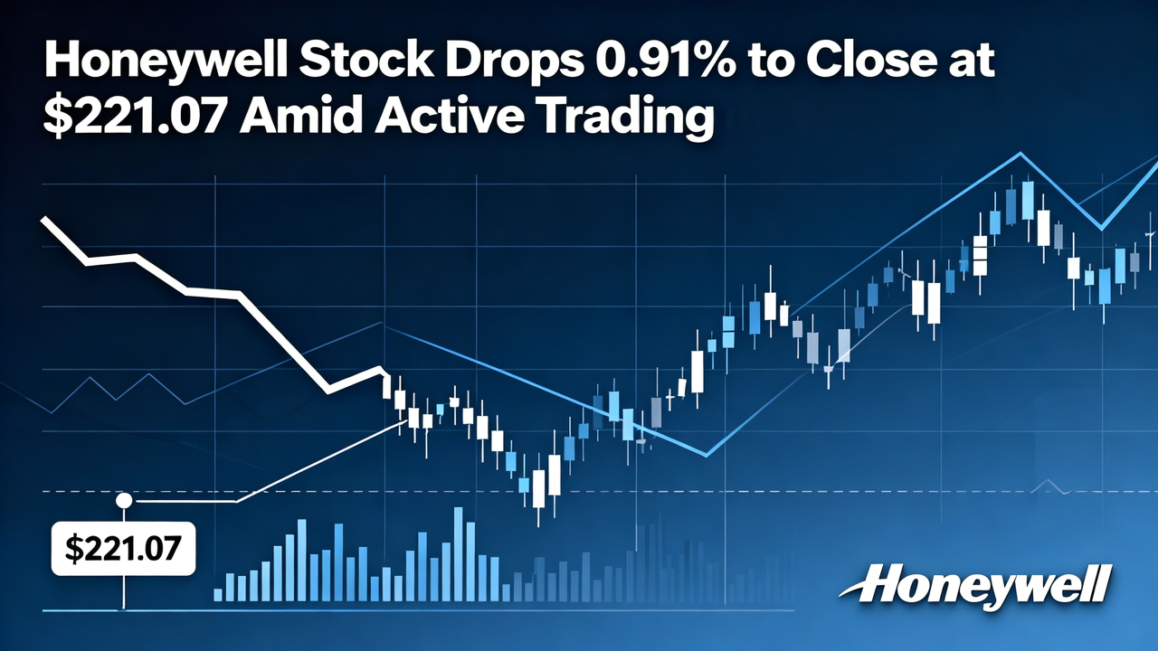 Honeywell Stock Drops 0.91% to Close at $221.07 Amid Active Trading