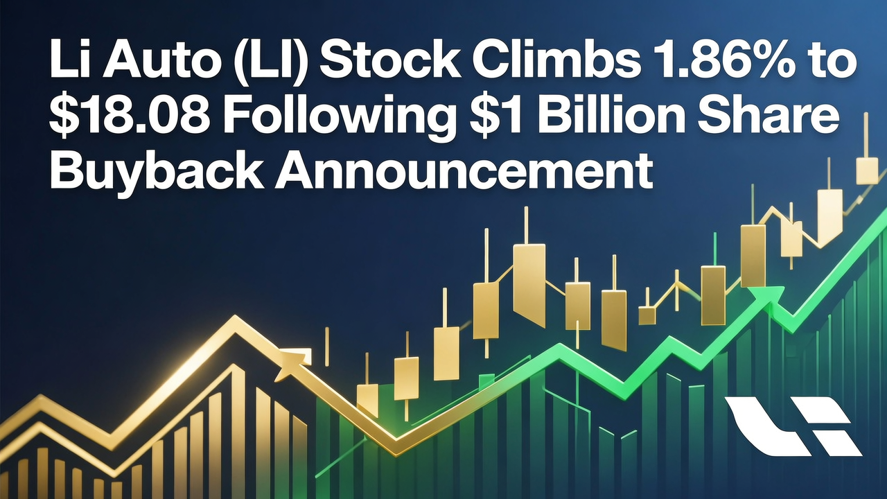 Li Auto (LI) Stock Climbs 1.86% to $18.08 Following $1 Billion Share Buyback Announcement