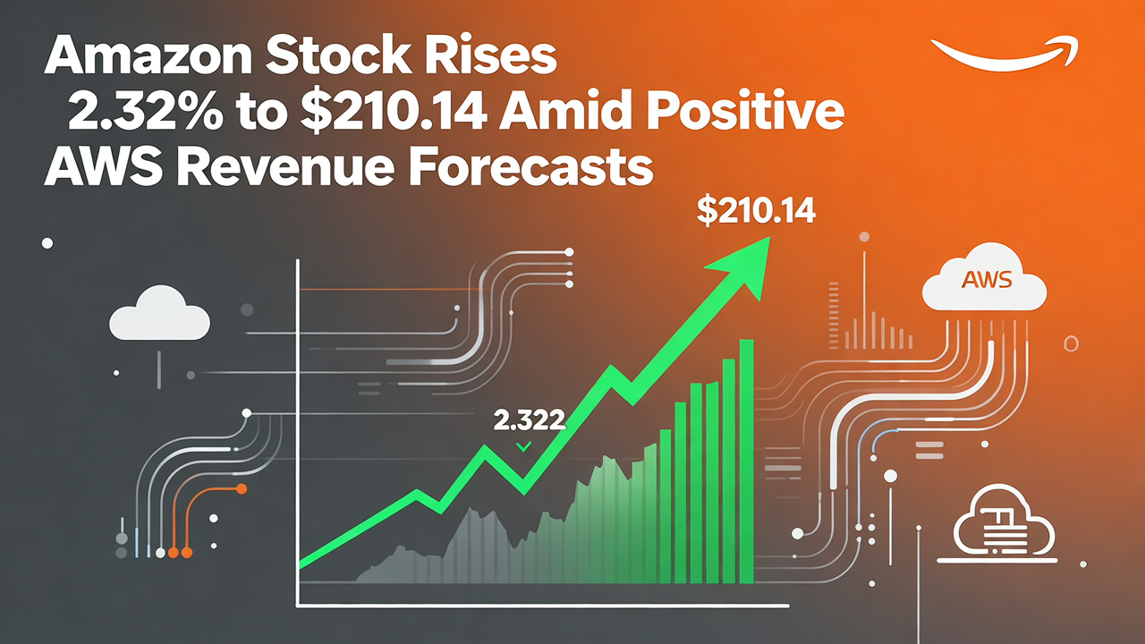 Amazon Stock Rises 2.32% to $210.14 Amid Positive AWS Revenue Forecasts