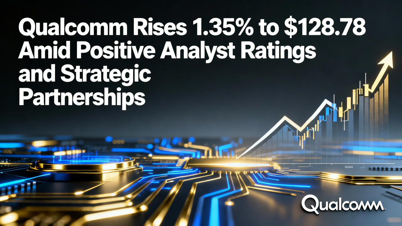 Qualcomm Rises 1.35% to $128.78 Amid Positive Analyst Ratings and Strategic Partnerships