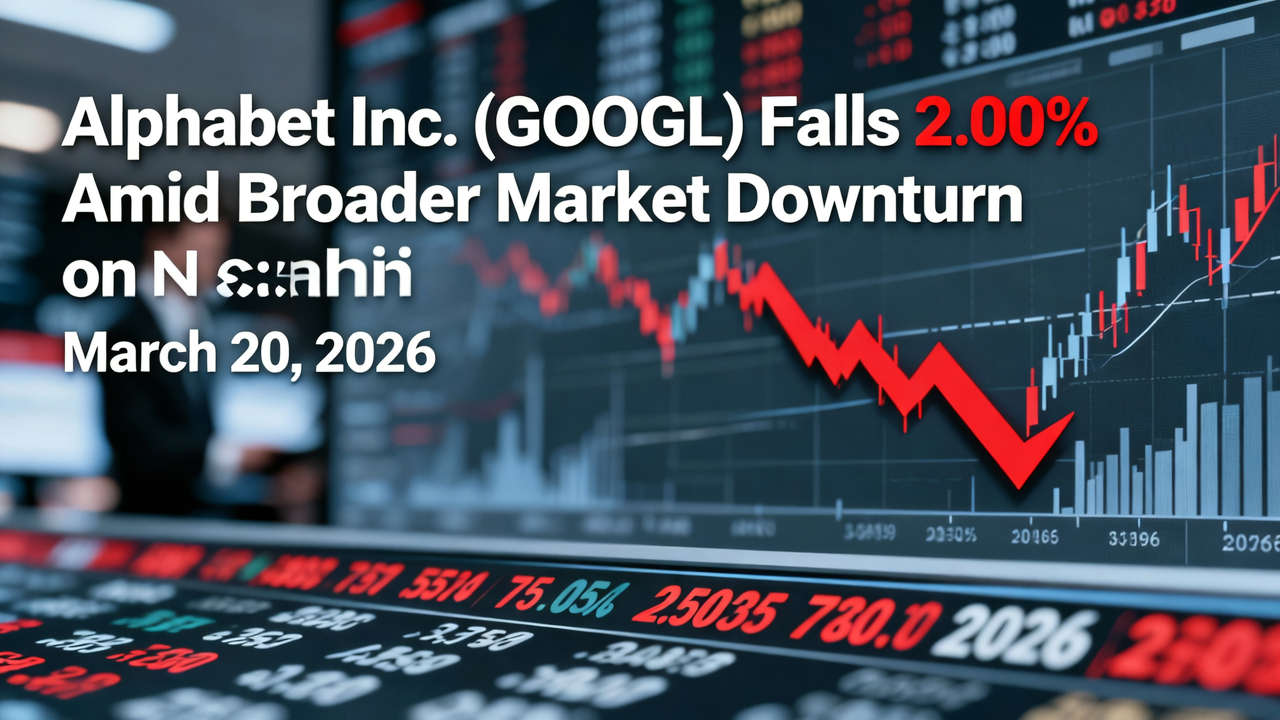 Alphabet Inc. (GOOGL) Falls 2.00% Amid Broader Market Downturn on March 20, 2026