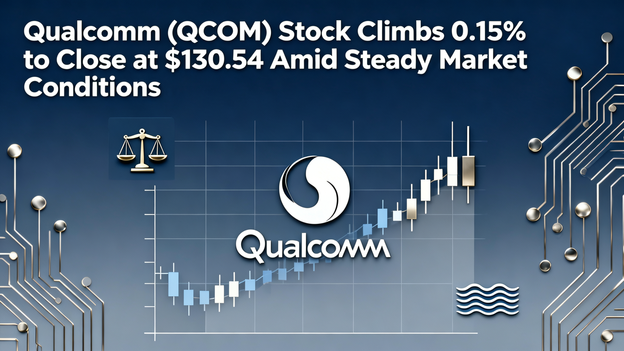 Qualcomm (QCOM) Stock Climbs 0.15% to Close at $130.54 Amid Steady Market Conditions
