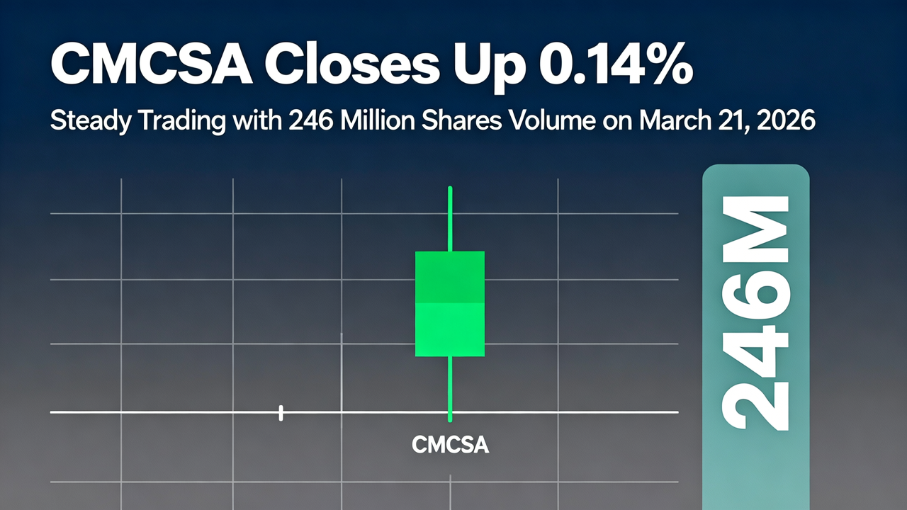 CMCSA Closes Up 0.14% with Steady Trading and 246 Million Shares Volume on March 21, 2026