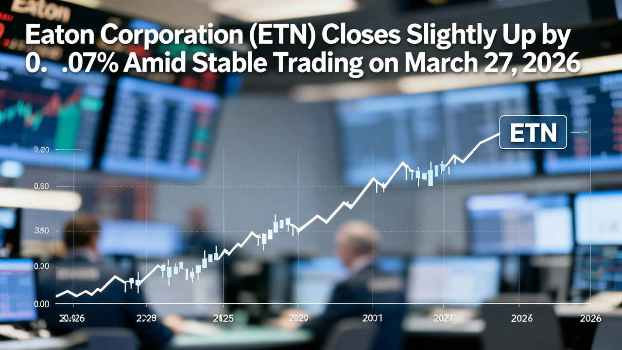 Eaton Corporation (ETN) Closes Slightly Up by 0.07% Amid Stable Trading on March 27, 2026