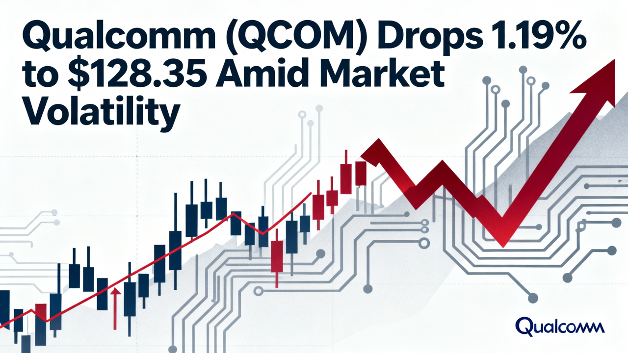 Qualcomm (QCOM) Drops 1.19% to $128.35 Amid Market Volatility