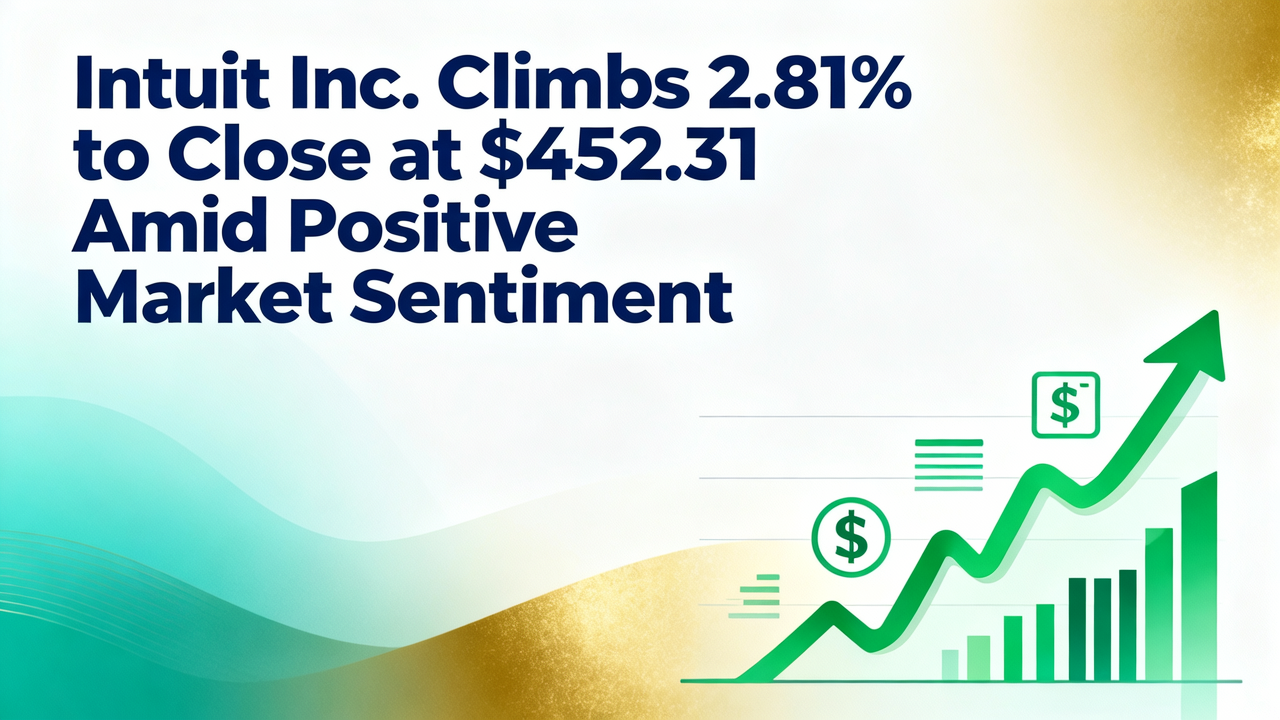 Intuit Inc. Climbs 2.81% to Close at $452.31 Amid Positive Market Sentiment