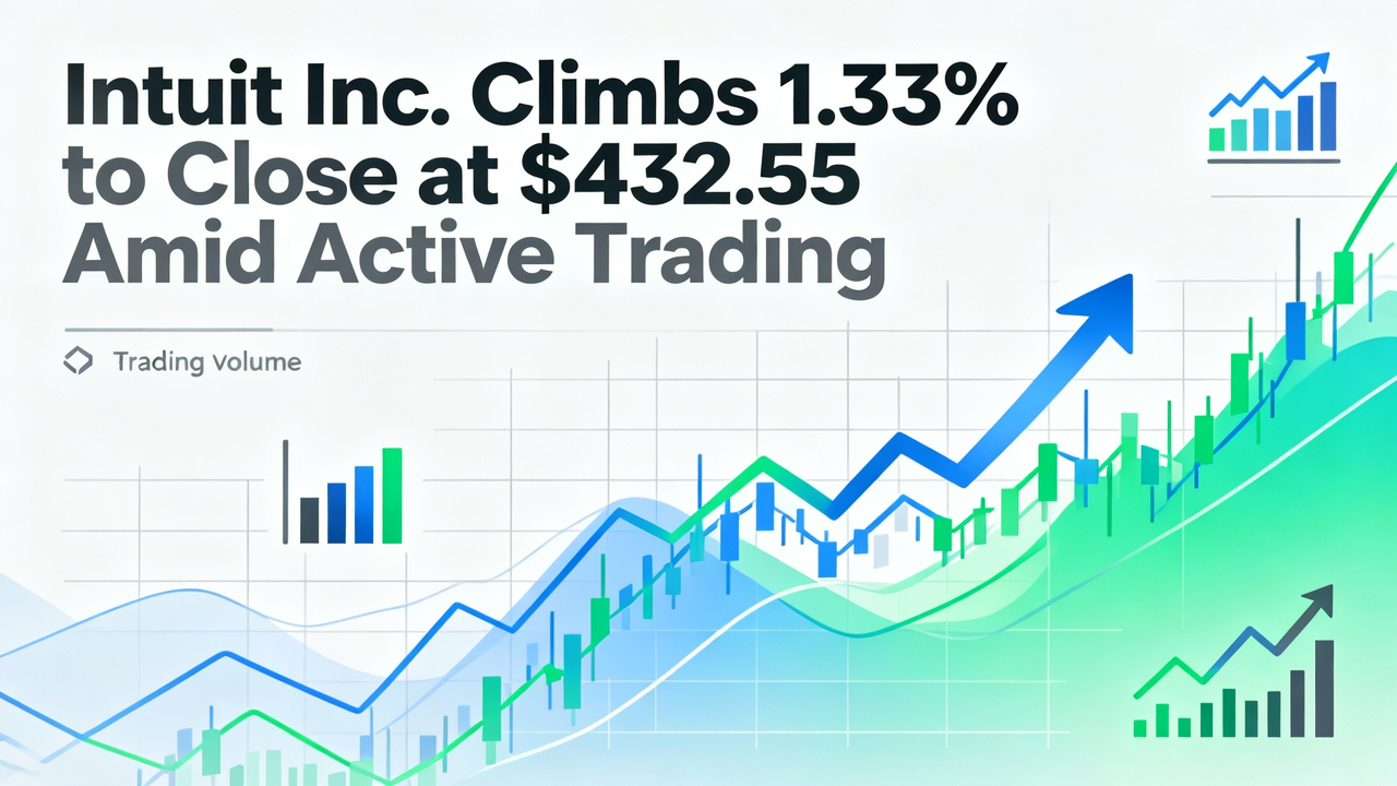 Intuit Inc. Climbs 1.33% to Close at $432.55 Amid Active Trading