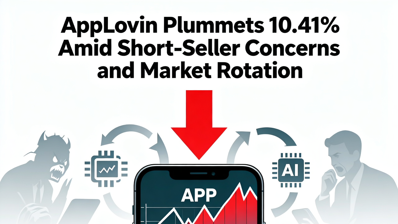 Applovin Plummets 10.41% Amid Short-Seller Concerns and Market Rotation