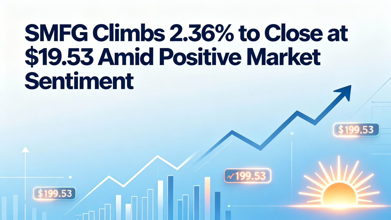 SMFG Climbs 2.36% to Close at $19.53 Amid Positive Market Sentiment