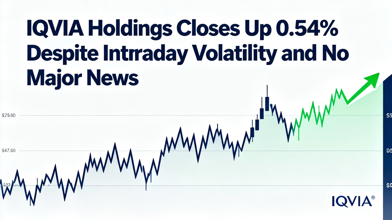 IQVIA Holdings Closes Up 0.54% Despite Intraday Volatility and No Major News