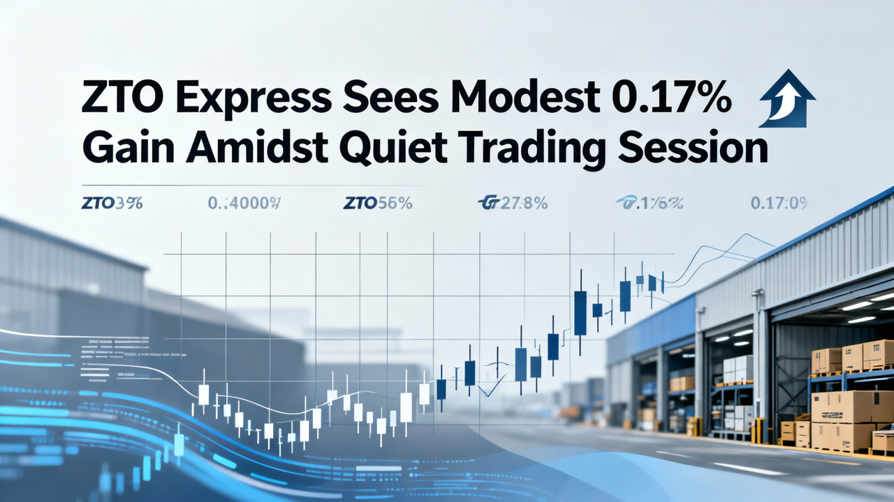 ZTO Express Sees Modest 0.17% Gain Amidst Quiet Trading Session