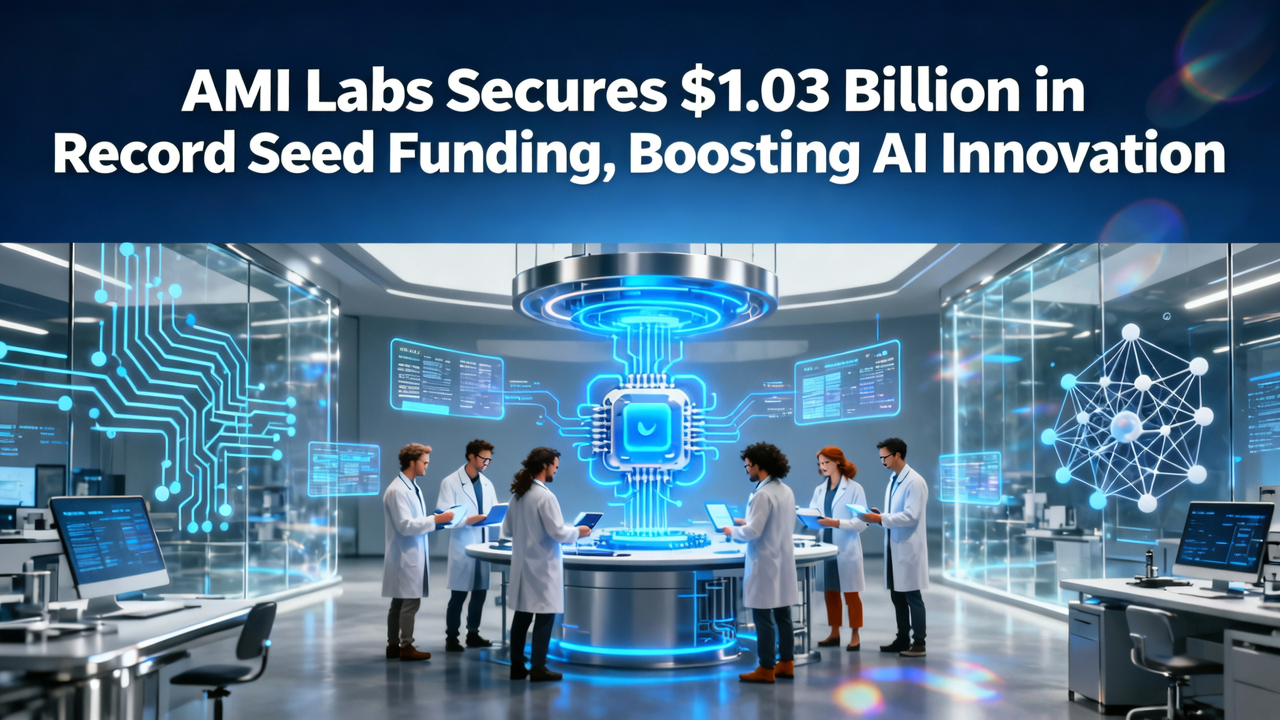 AMI Labs Secures $1.03 Billion in Record Seed Funding, Boosting AI Innovation