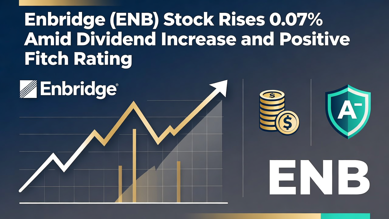Enbridge (ENB) Stock Rises 0.07% Amid Dividend Increase and Positive Fitch Rating