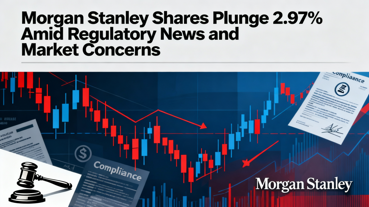 Morgan Stanley Shares Plunge 2.97% Amid Regulatory News and Market Concerns