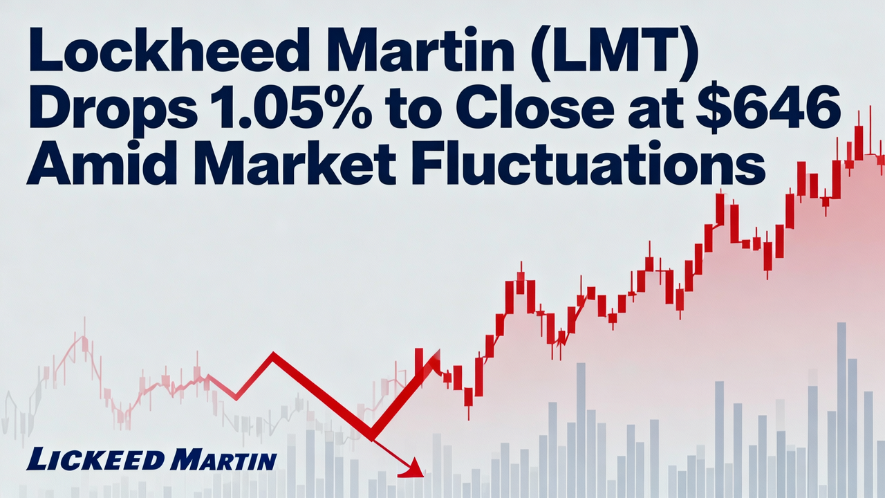 Lockheed Martin (LMT) Drops 1.05% to Close at $646 Amid Market Fluctuations