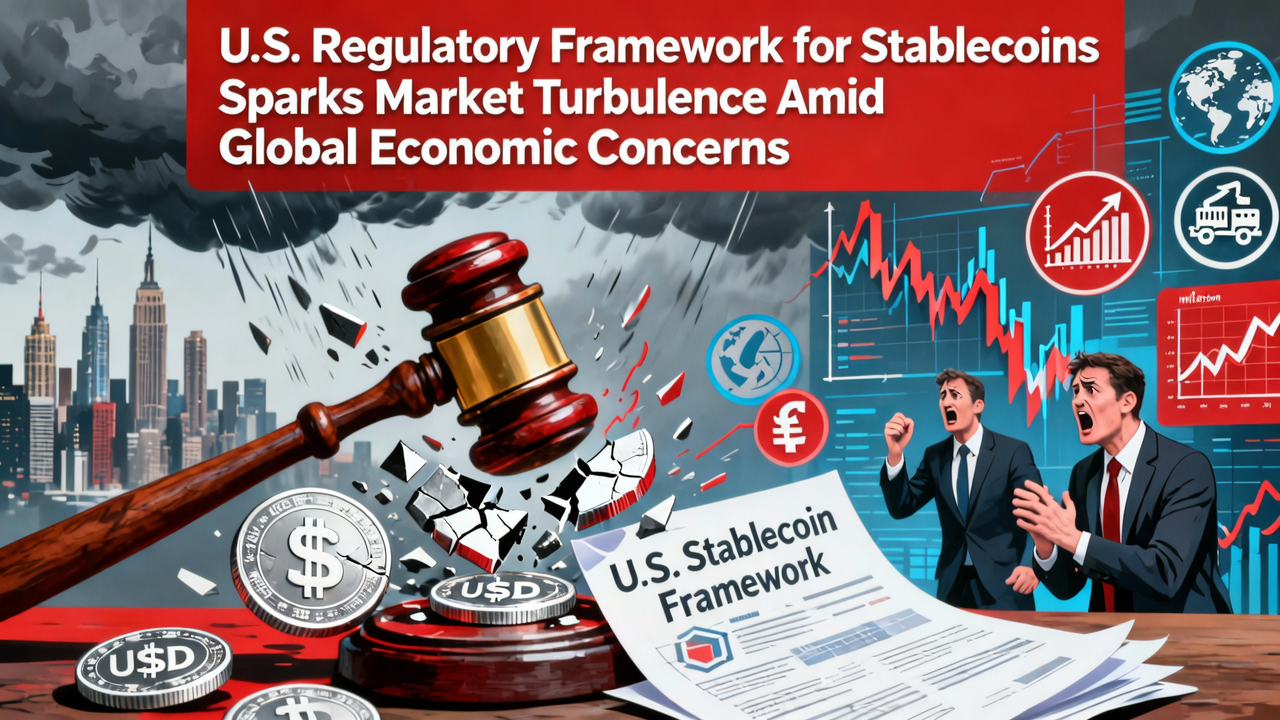 U.S. Regulatory Framework for Stablecoins Sparks Market Turbulence Amid Global Economic Concerns